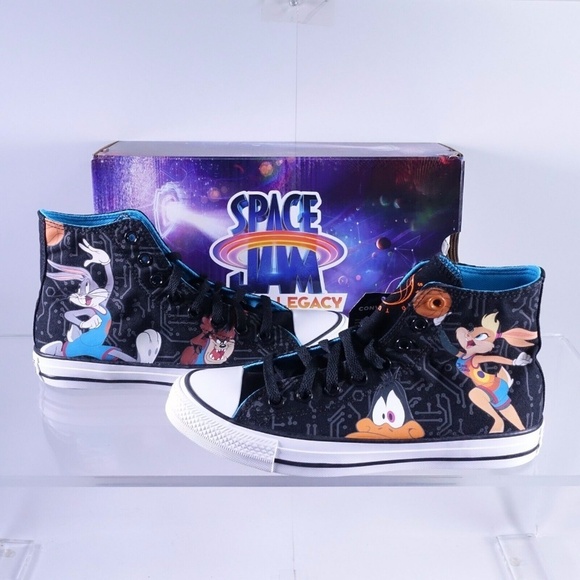NEW Converse Chuck Taylor Hi Space Jam Shoes - Picture 1 of 7